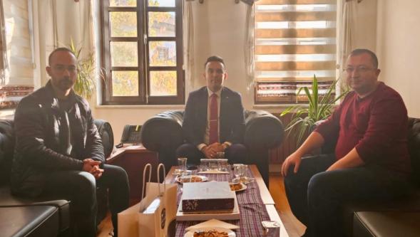 SEDAŞ Bölge Müdürü Metin Yıldırgan'dan Göynük Kaymakamı Talha Battal'a Ziyaret