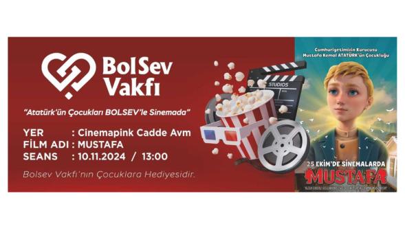 Atatürk'ün Çocukları Bolu'da Sinema Keyfi Yaşayacak