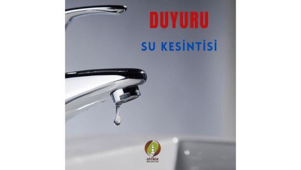 Göynük Belediyesi'nden Su Kesintisi Açıklaması: Jeneratör ve Ana Hatlarda Yenileme Çalışmaları Sürüyor