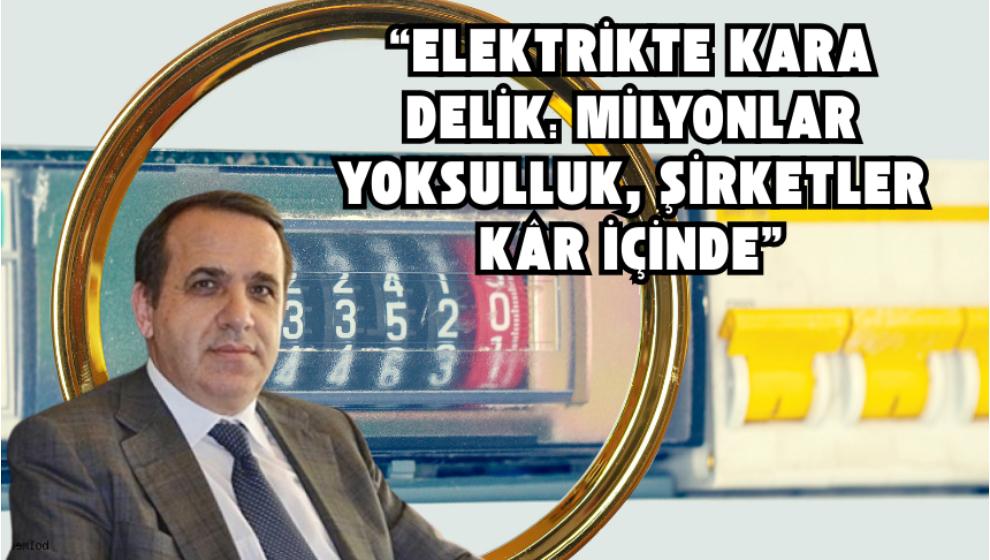 “Elektrikte Kara Delik: Milyonlar Yoksulluk, Şirketler Kâr İçinde”