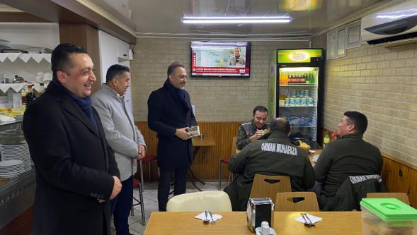 Mudurnu Belediye Başkanı Doğan Onurlu'dan Esnaf Ziyareti ve Yeni Yıl Kutlaması