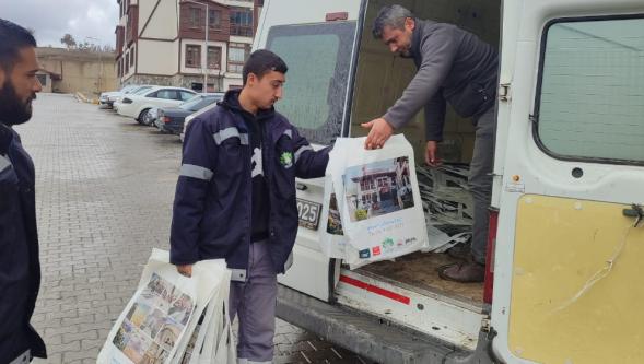 Mudurnu'da Yeni Yıl Takvimleri Dağıtıldı