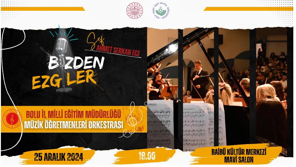 Bolu’nun Müzik Öğretmenlerinden “Bizden Ezgiler” Konseri
