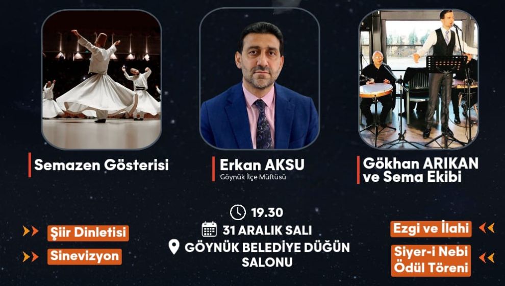 Göynük'te “Mekke'nin Fethi ve Kudüs Gecesi” Programı Düzenleniyor