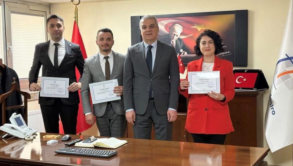 Göynük Tapu Müdürlüğü Personeline Başarı Belgesi