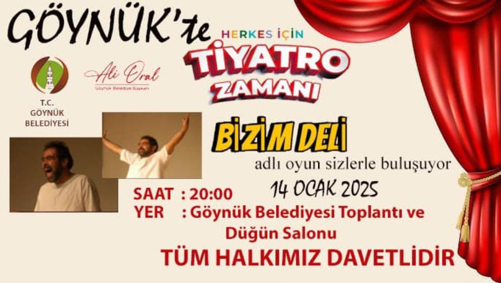 Göynük'te Tiyatro Zamanı: “Bizim Deli” Sahne Alıyor