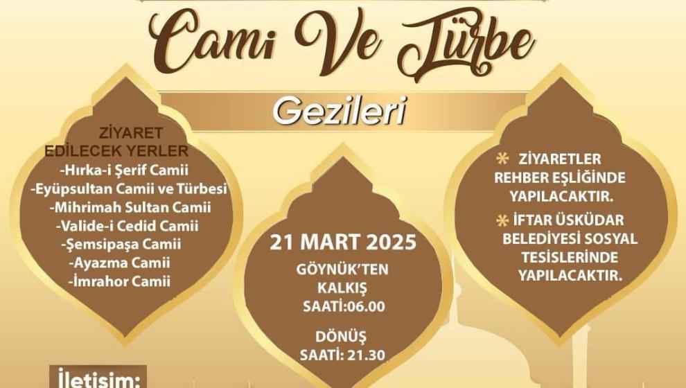 Göynük Belediyesi'nden Ramazan Ayına Özel İstanbul İnanç Turu
