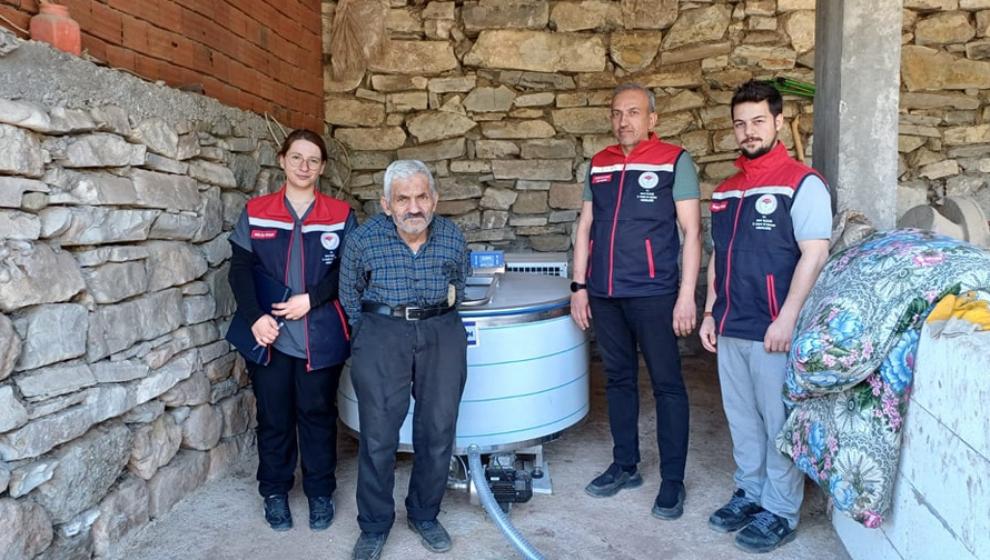 Göynük’te Soğutma Süt Tankı Kullanan Yetiştirici Sayısı Artıyor