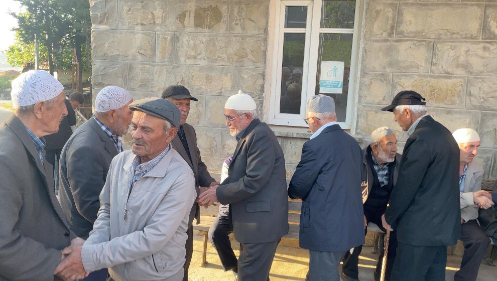 Gerişler Köyü'nde Bayramlaşma Töreni Düzenlendi