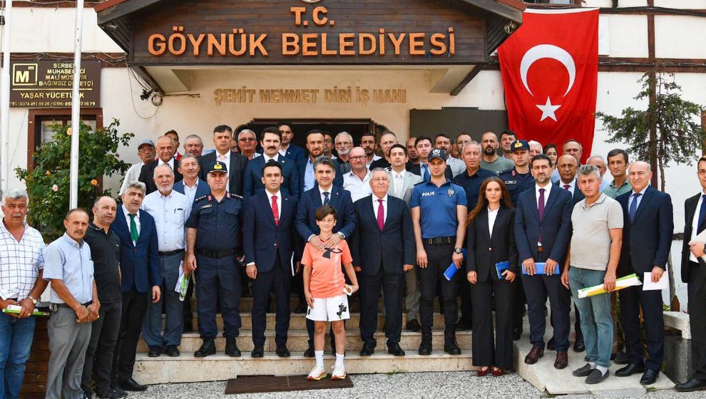 Vali Abdulaziz Aydın Göynük'te