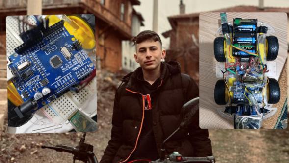 Göynük'ün Genç Yeteneği Otonom Araç Üretti